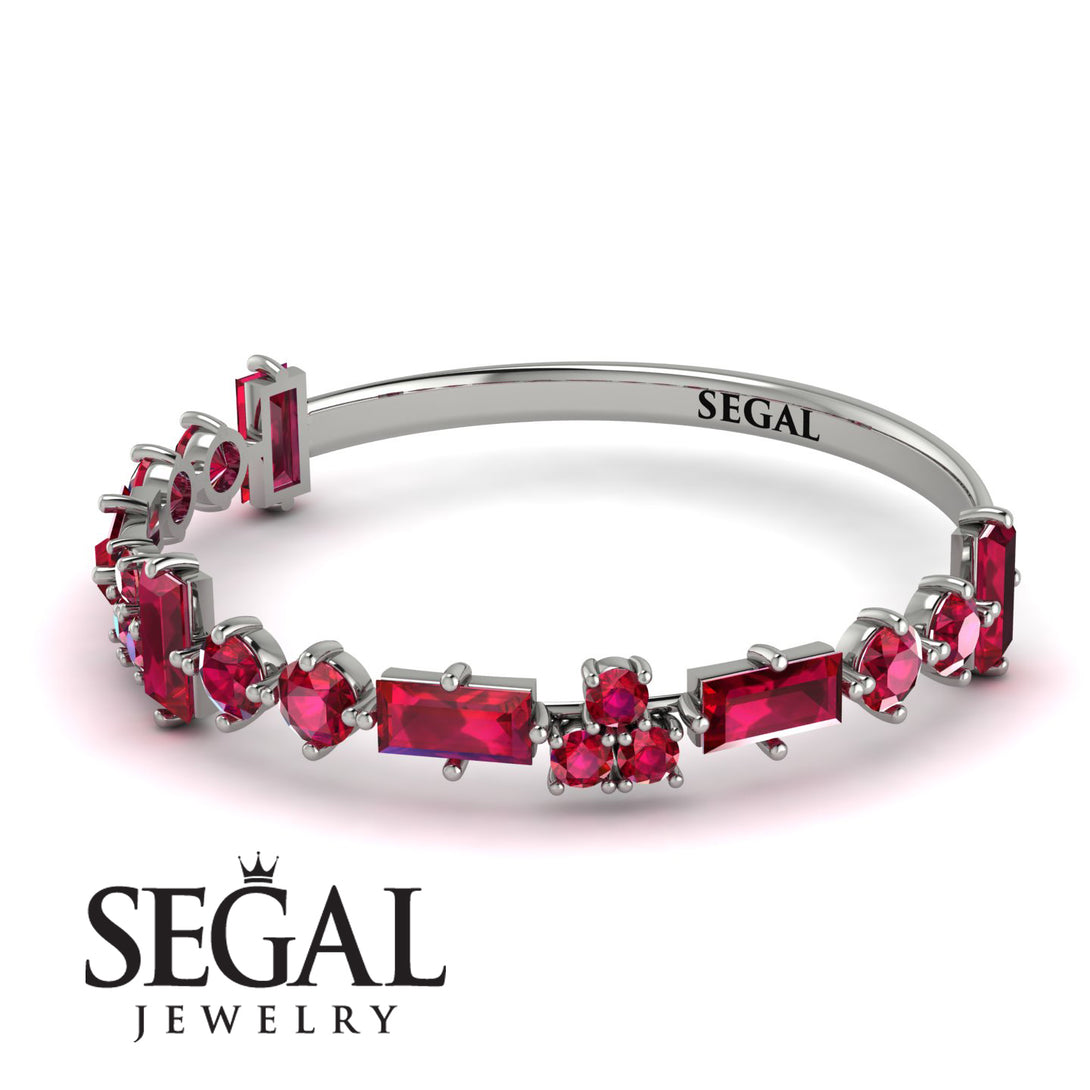 Eternity Mix Ruby Ring - Jocelyn No. 12