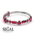 Eternity Mix Ruby Ring - Jocelyn No. 12