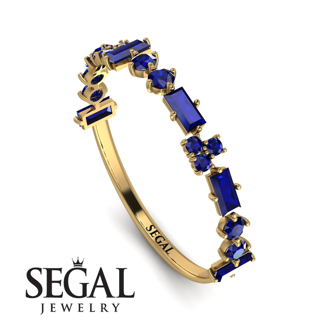 Eternity Mix Sapphire Ring - Jocelyn No. 13