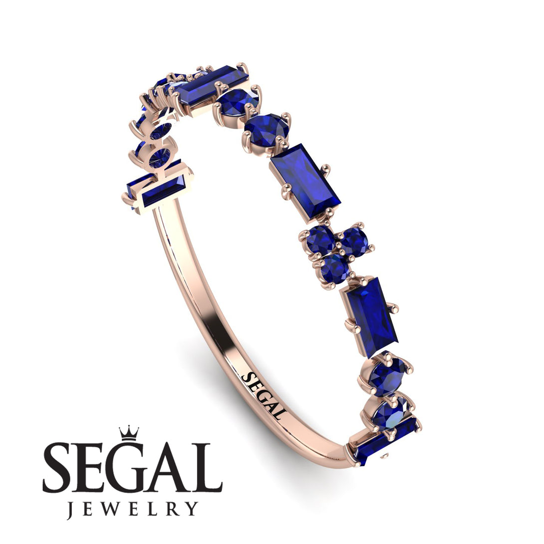 Eternity Mix Sapphire Ring - Jocelyn No. 14