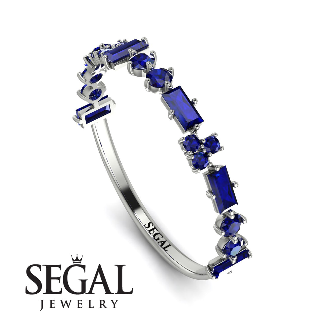 Eternity Mix Sapphire Ring - Jocelyn No. 15
