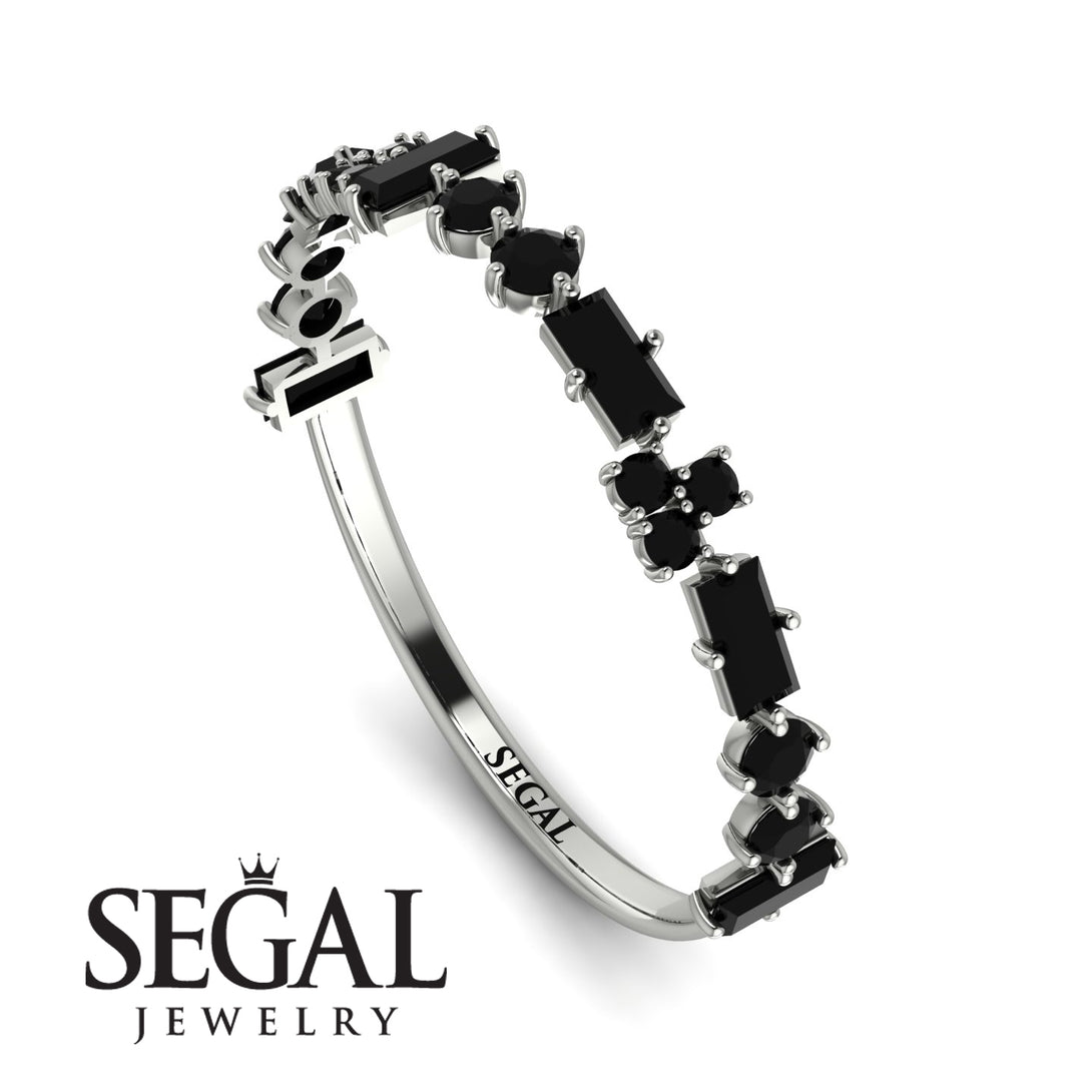 Eternity Mix Black Diamond Ring - Jocelyn No. 9