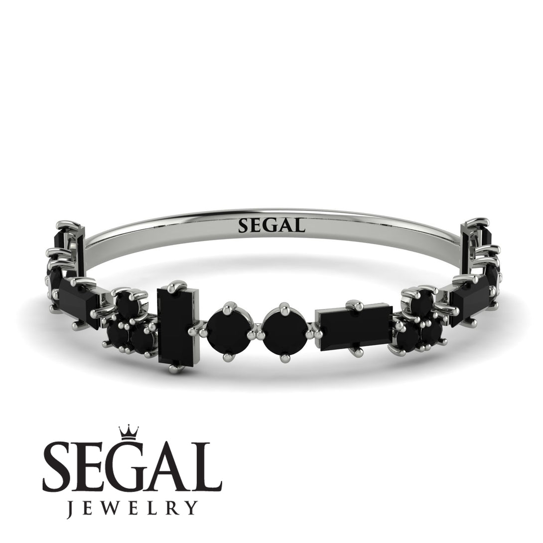 Eternity Mix Black Diamond Ring - Jocelyn No. 9