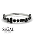 Eternity Mix Black Diamond Ring - Jocelyn No. 9