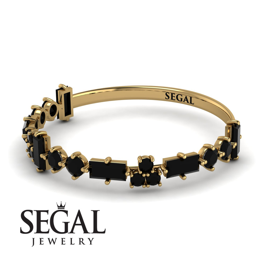 Eternity Mix Black Diamond Ring - Jocelyn No. 7