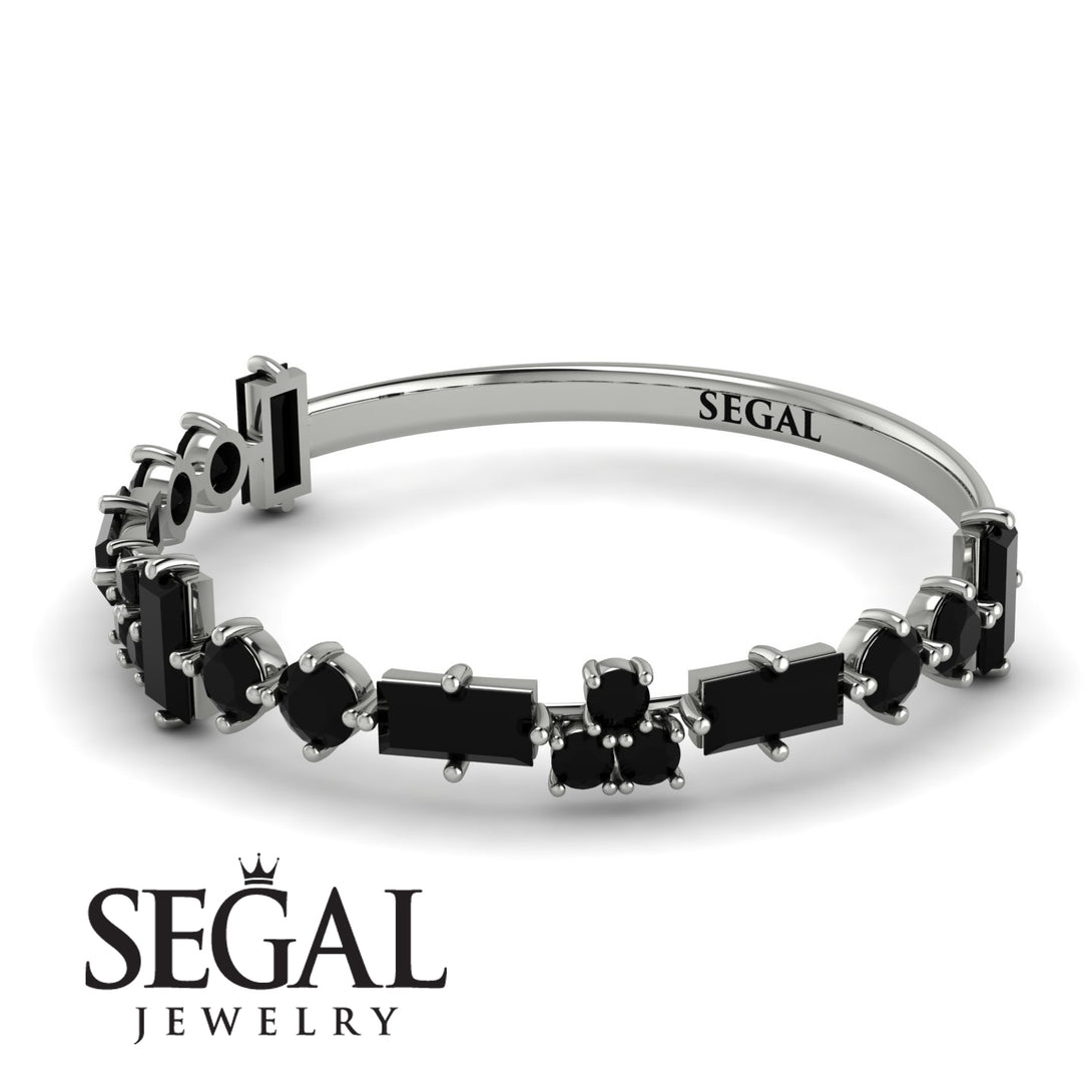 Eternity Mix Black Diamond Ring - Jocelyn No. 9