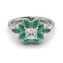 Floral Nature Inspired Diamond Ring - Carol No. 18 image 1