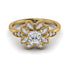 Floral Nature Inspired Diamond Ring - Carol No. 1