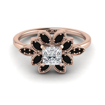 Floral Nature Inspired Diamond Ring - Carol No. 32 image 1