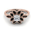 Floral Nature Inspired Diamond Ring - Carol No. 32