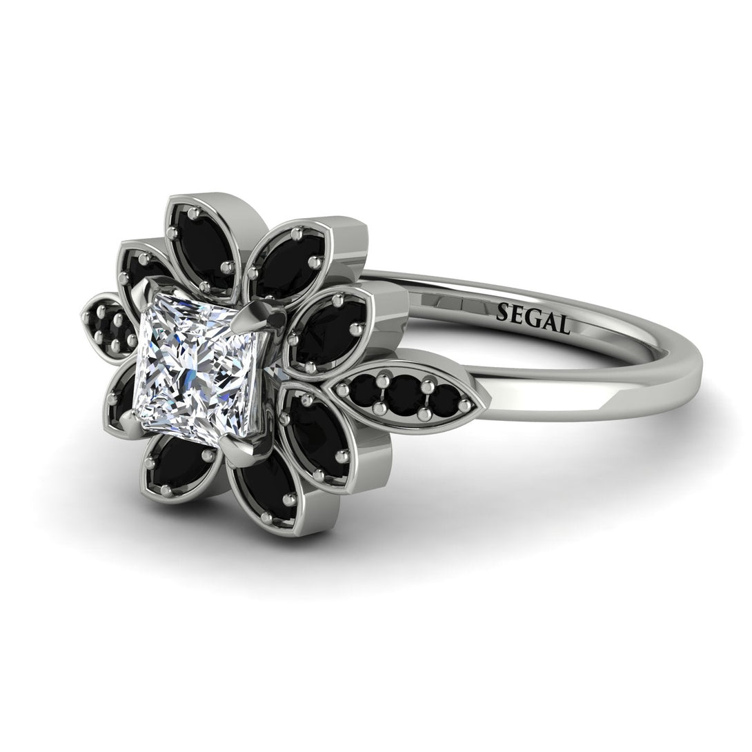 Floral Nature Inspired Diamond Ring - Carol No. 33