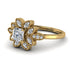 Floral Nature Inspired Diamond Ring - Carol No. 1