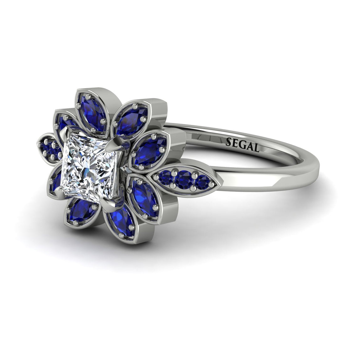 Floral Nature Inspired Diamond Ring - Carol No. 63