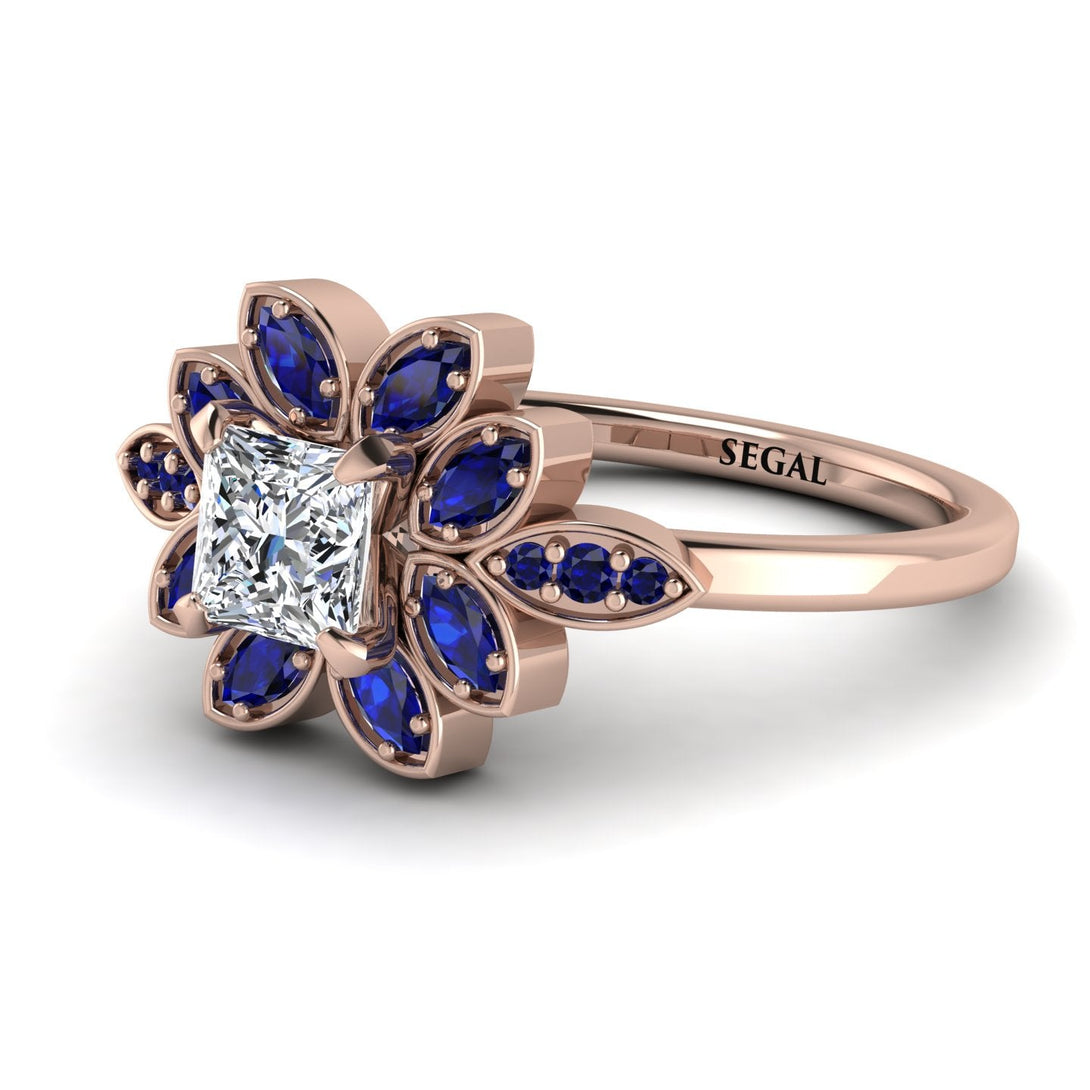 Floral Nature Inspired Diamond Ring - Carol No. 62