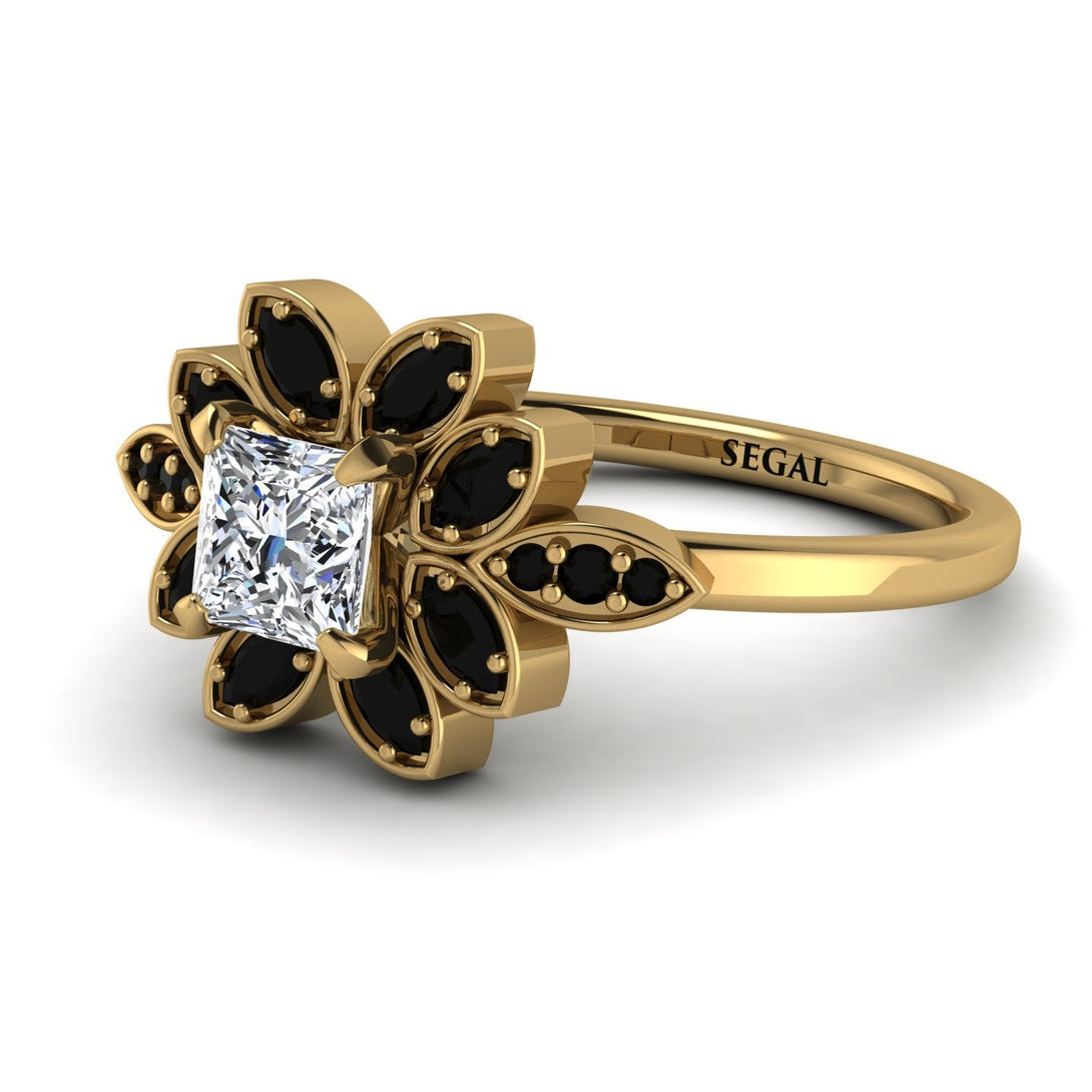 Floral Nature Inspired Diamond Ring - Carol No. 31