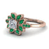 Floral Nature Inspired Diamond Ring - Carol No. 17