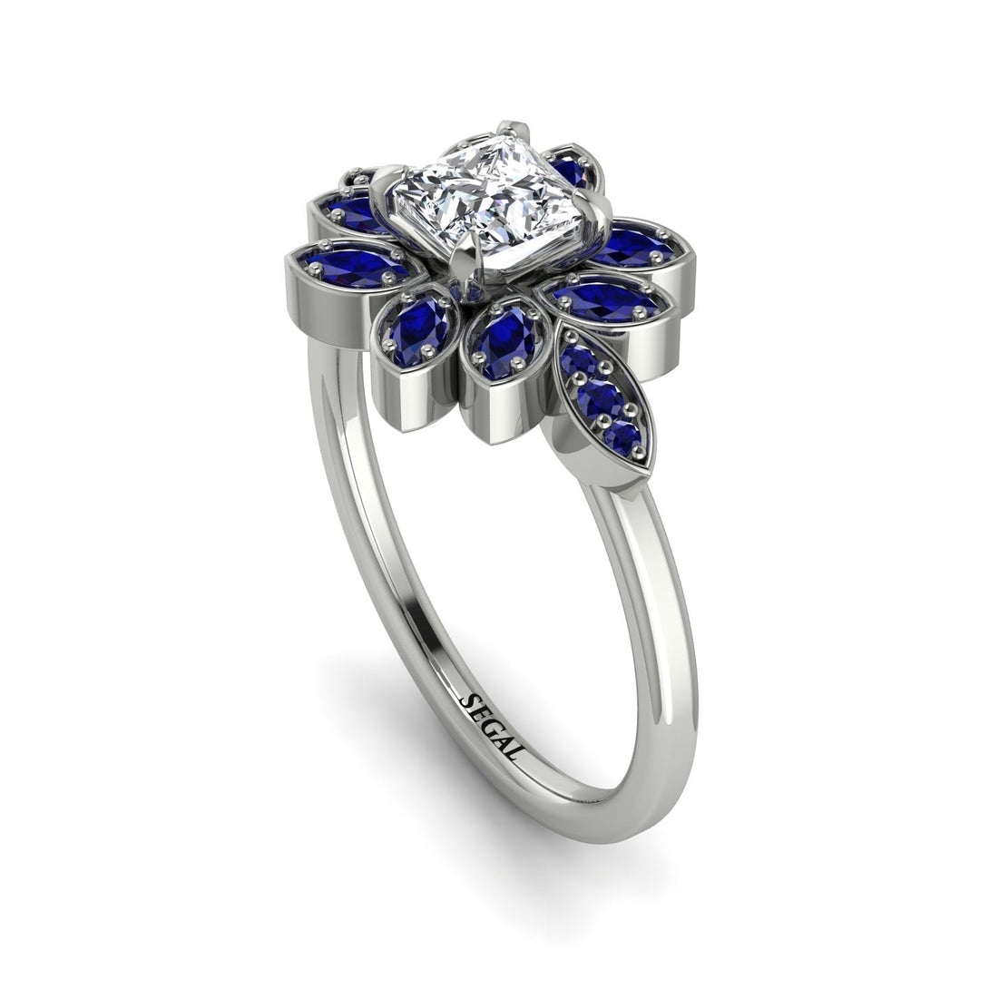 Floral Nature Inspired Diamond Ring - Carol No. 63