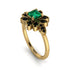 Floral Nature Inspired Emerald Ring - Carol No. 34 image 3