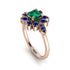 Floral Nature Inspired Emerald Ring - Carol No. 65
