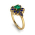 Floral Nature Inspired Emerald Ring - Carol No. 64