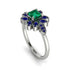 Floral Nature Inspired Emerald Ring - Carol No. 66