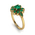 Floral Nature Inspired Emerald Ring - Carol No. 19