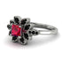 Floral Nature Inspired Ruby Ring - Carol No. 42 image 2