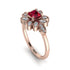 Floral Nature Inspired Ruby Ring - Carol No. 11 image 3