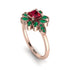 Floral Nature Inspired Ruby Ring - Carol No. 26 image 3