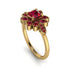 Floral Nature Inspired Ruby Ring - Carol No. 55 image 3