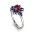 Floral Nature Inspired Ruby Ring - Carol No. 72 image 3