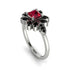 Floral Nature Inspired Ruby Ring - Carol No. 42