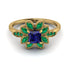 Floral Nature Inspired Sapphire Ring - Carol No. 28 image 1