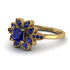 Floral Nature Inspired Sapphire Ring - Carol No. 73 image 2