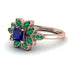 Floral Nature Inspired Sapphire Ring - Carol No. 29 image 2