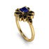 Floral Nature Inspired Sapphire Ring - Carol No. 43