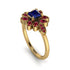 Floral Nature Inspired Sapphire Ring - Carol No. 58