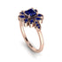 Floral Nature Inspired Sapphire Ring - Carol No. 74 image 3