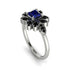 Floral Nature Inspired Sapphire Ring - Carol No. 45