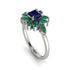 Floral Nature Inspired Sapphire Ring - Carol No. 30 image 3