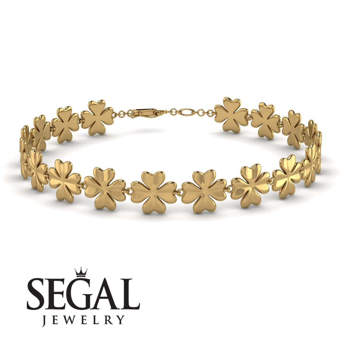 Flower Gold Bracelet - Simone No. 1