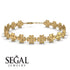 Flower Gold Bracelet - Simone No. 1