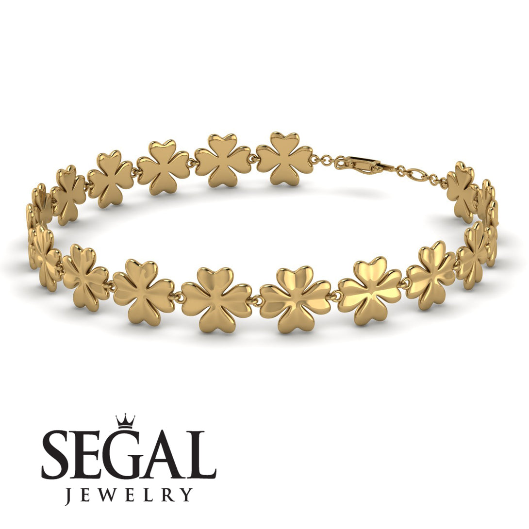 Flower Gold Bracelet - Simone No. 1