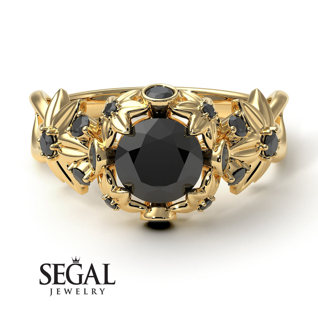 Flowers And Branches Diamond Ring - Katherine no. 16