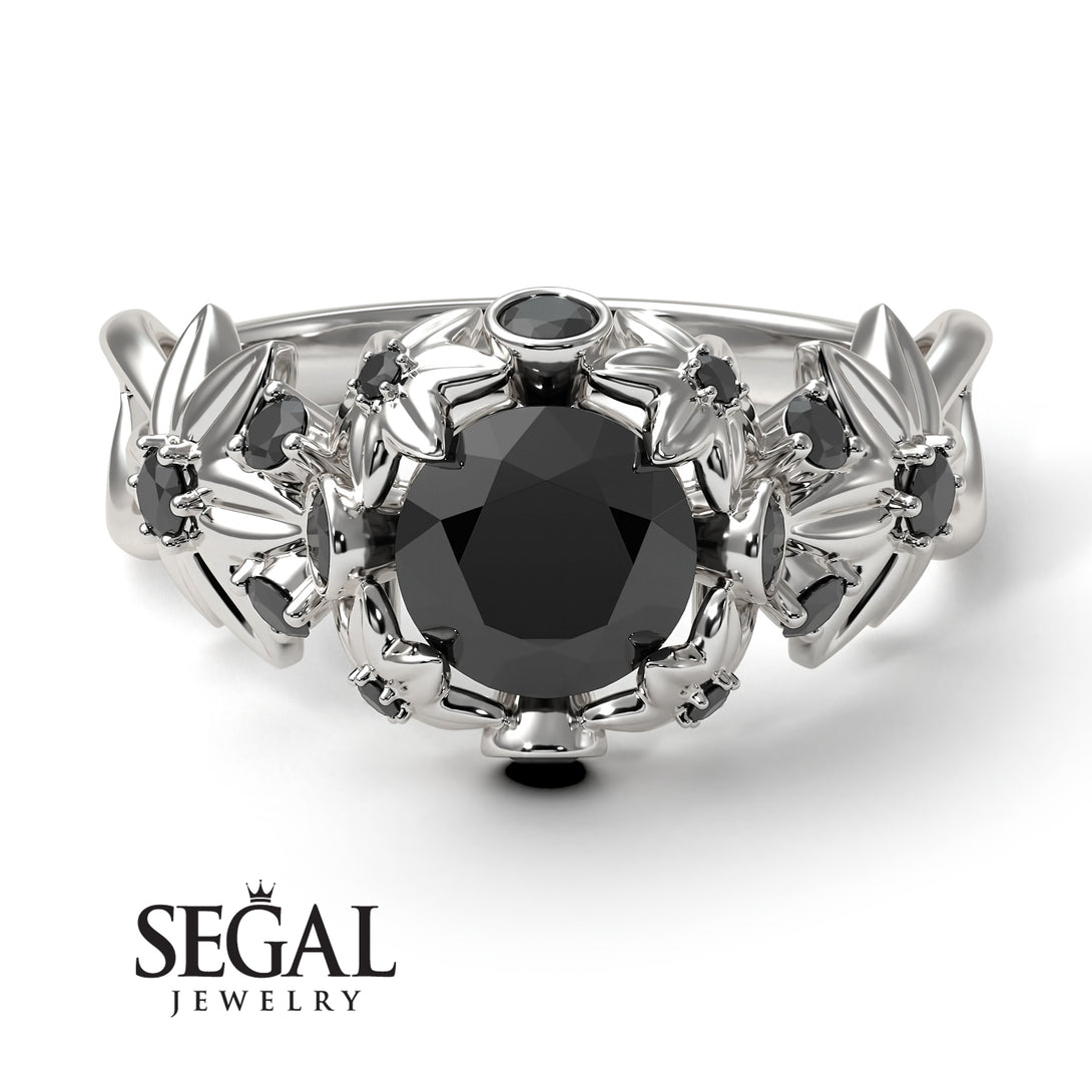 Flowers And Branches Diamond Ring - Katherine no. 18