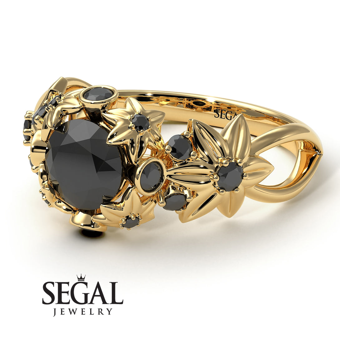 Flowers And Branches Diamond Ring - Katherine no. 16