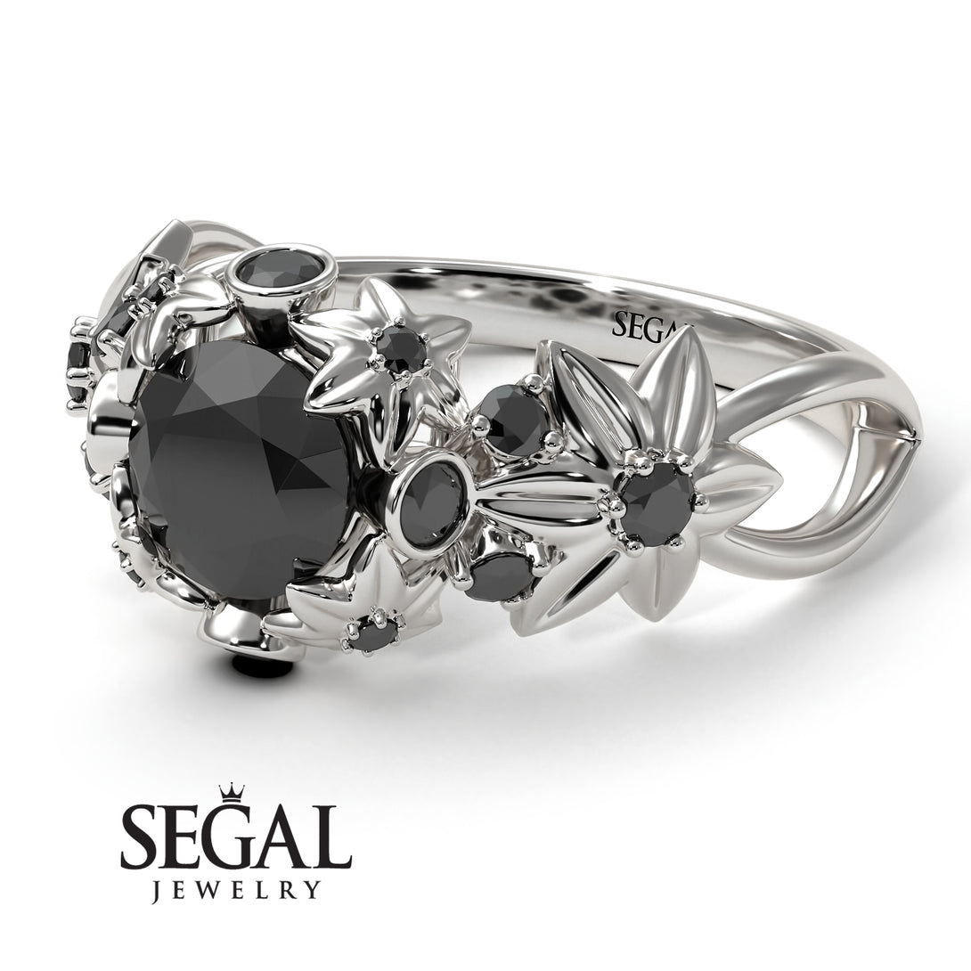 Flowers And Branches Diamond Ring - Katherine no. 18