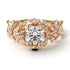 Two Tones Flowers And Branches Diamond Ring - Katherine no. 19