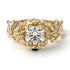 Two Tones Flowers And Branches Diamond Ring - Katherine no. 19