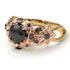 Two Tones Flowers And Branches Diamond Ring - Katherine no. 22 image 4